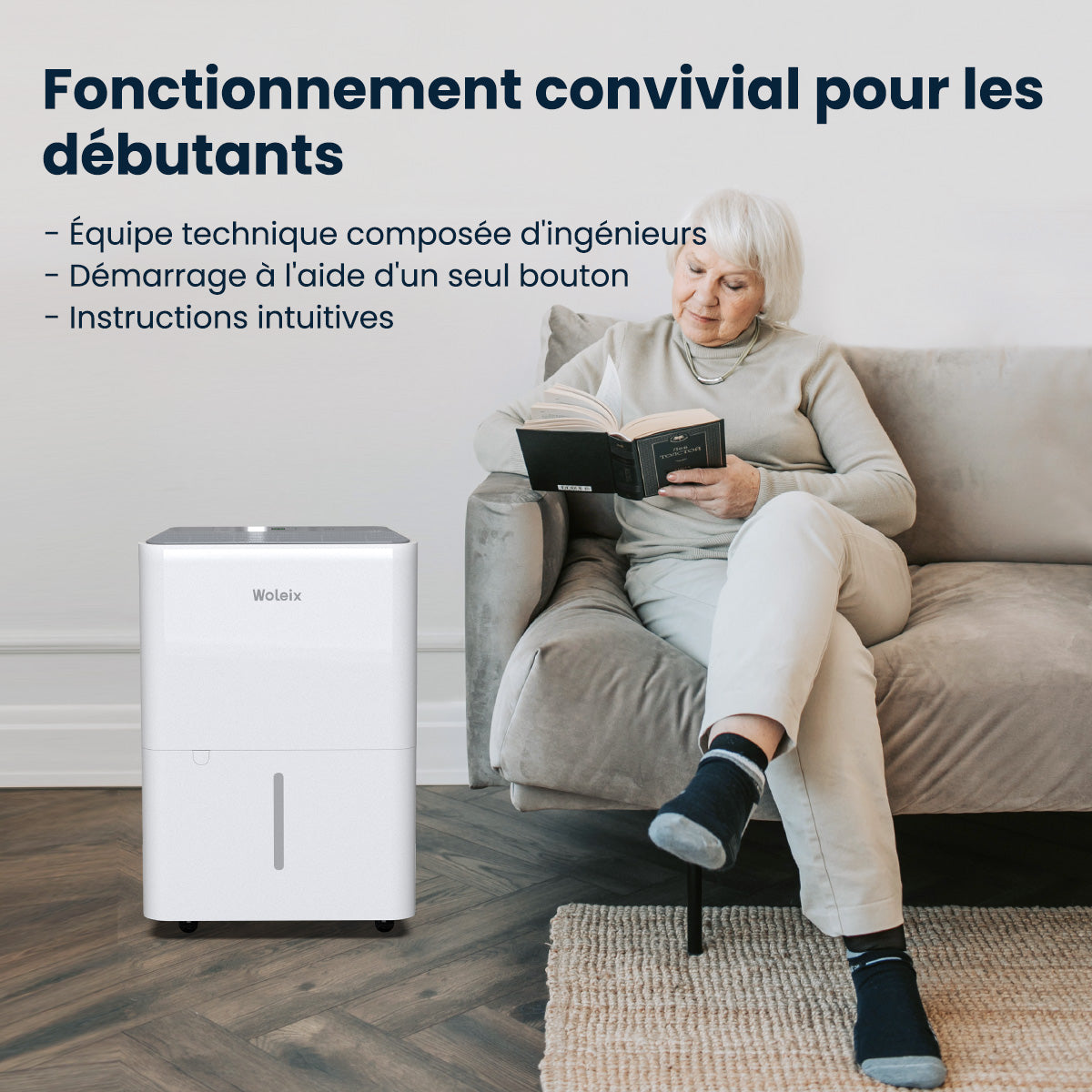 Déshumidificateur portable Woleix