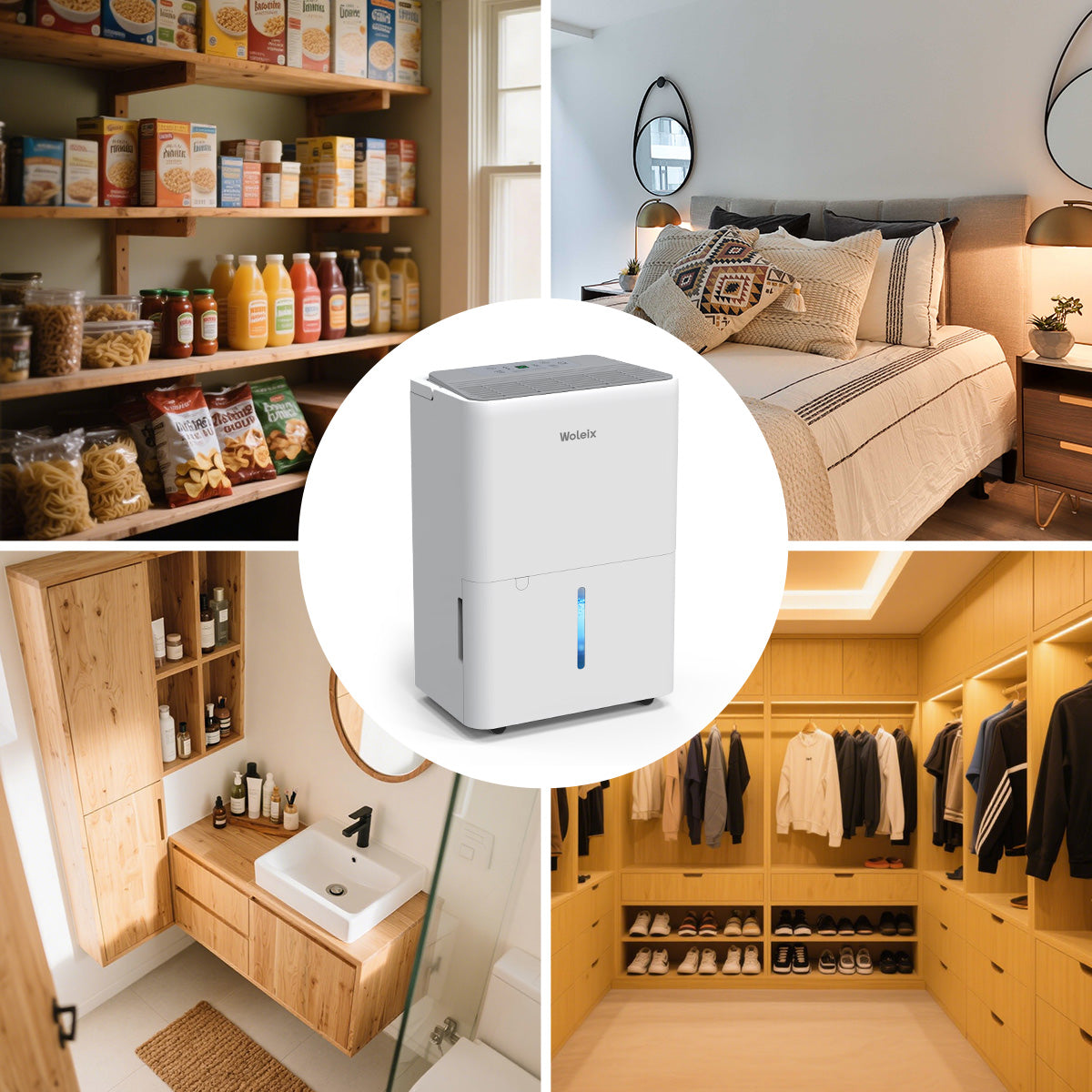 Woleix Portable Dehumidifier