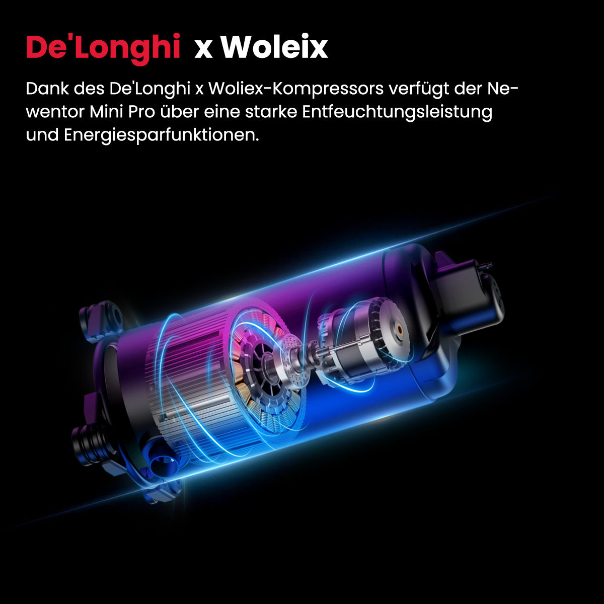 Woleix Tragbarer Luftentfeuchter