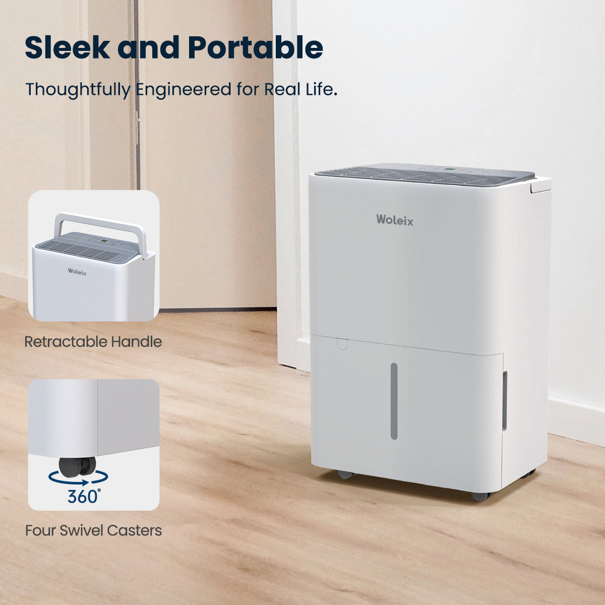 Woleix Portable Dehumidifier