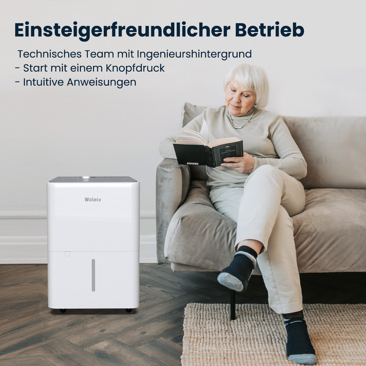 Woleix Tragbarer Luftentfeuchter
