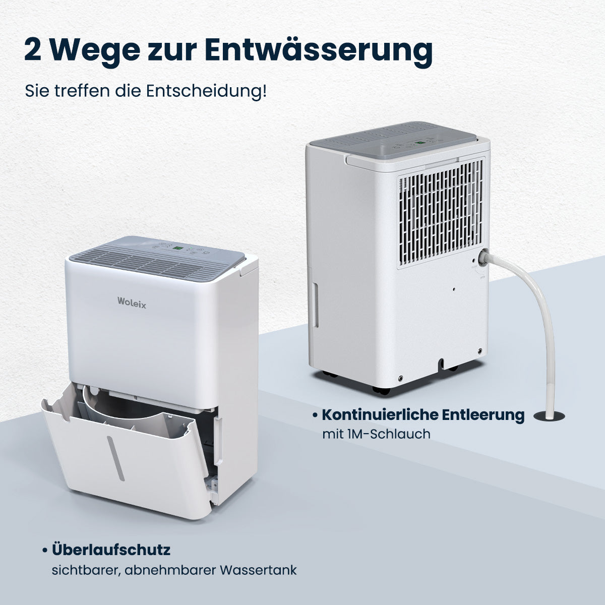 Woleix Tragbarer Luftentfeuchter
