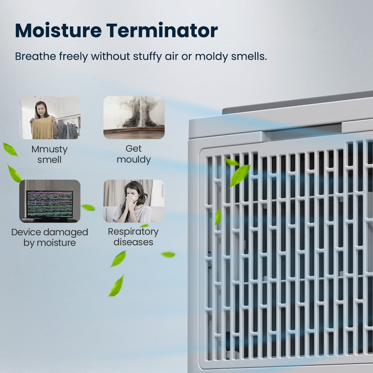 Woleix Portable Dehumidifier