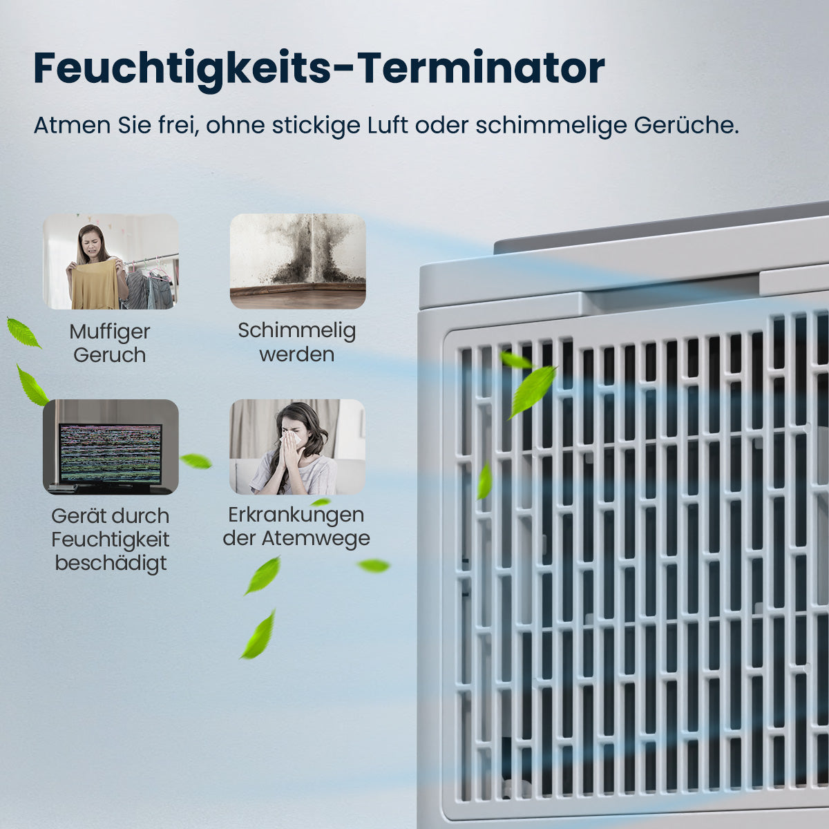 Woleix Tragbarer Luftentfeuchter